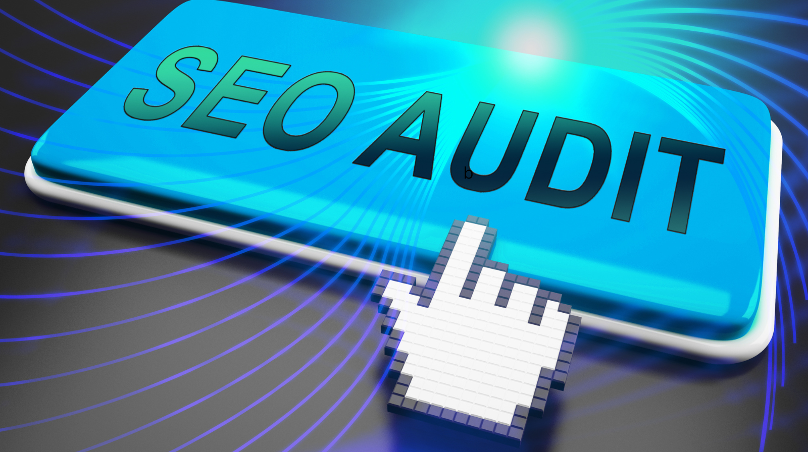 SEO Audit Website Ranking Assessment 3D Rendering